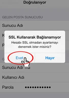 Adım 7: IMAP Sunucu Ayarlarını Yapın